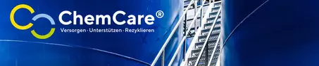 Bildmontage mit Logo für Themenbereich ChemCare